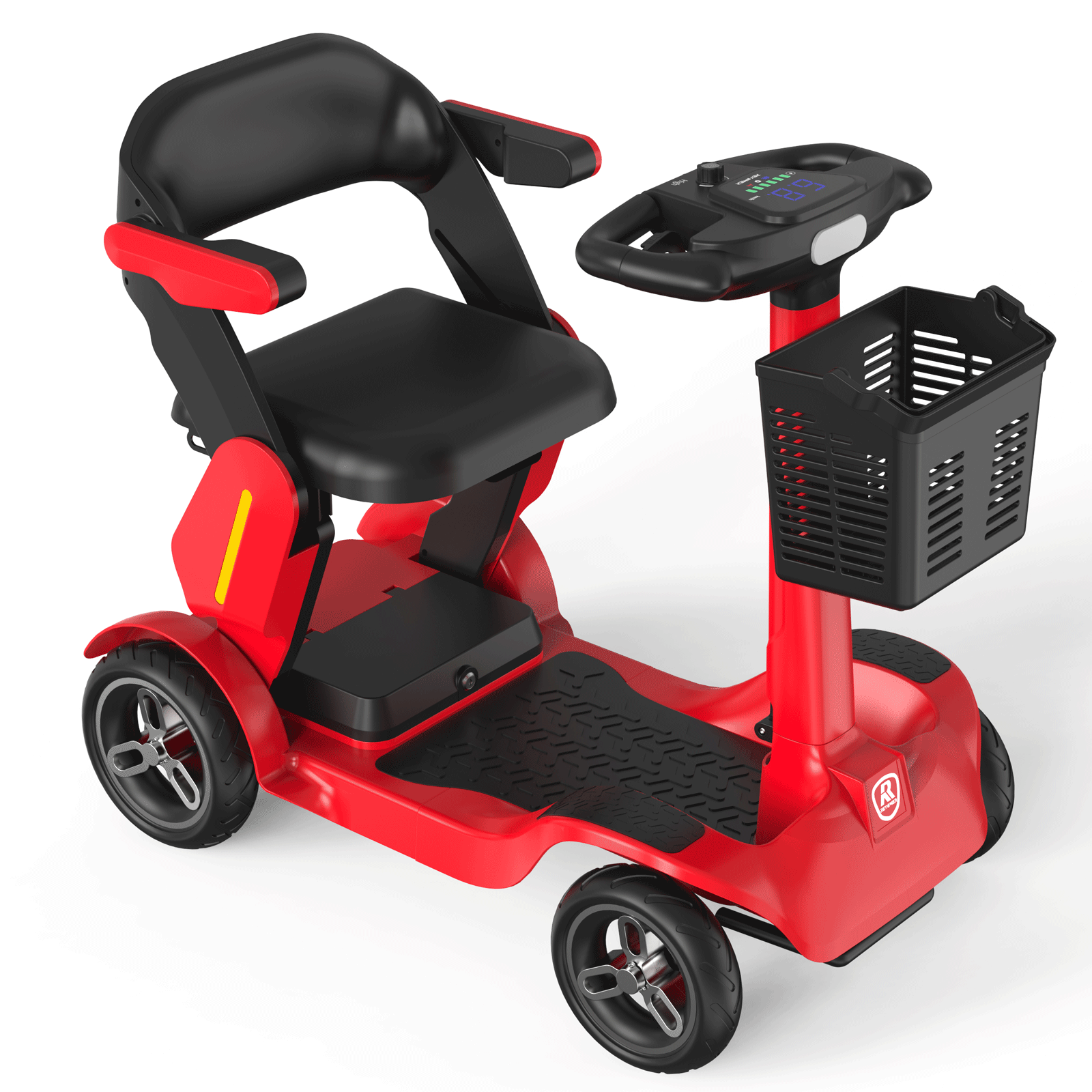 JunLing SPD2 4-Wheeled Mobility Scooters, 34 Miles Range, 756Wh Lithium Battery, 265lbs PayLoad